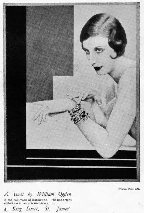 Framed Print : Advert for William Ogden jewellry, 1935 Framed Print : Advert for William Ogden jewellry, 1935