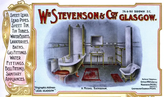 Framed Print : Advert, William Stevenson & Co, Glasgow Framed Print : Advert, William Stevenson & Co, Glasgow