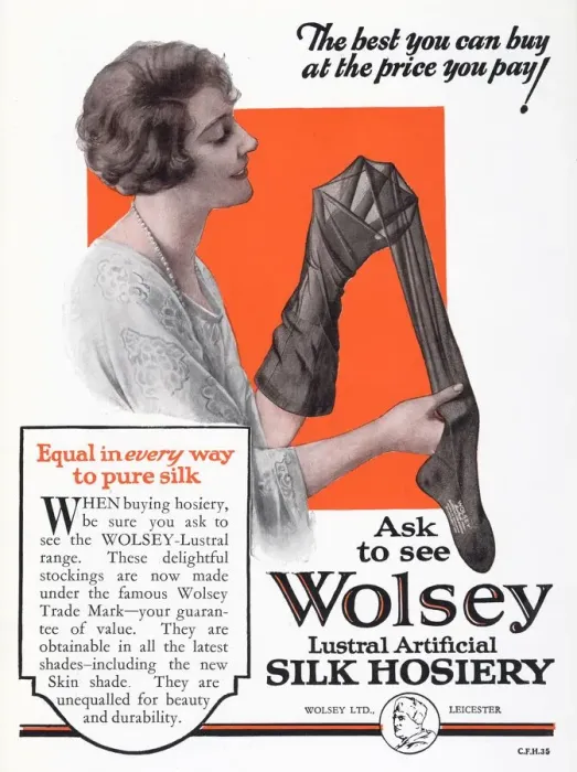 Framed Print : Advert for Wolsey stockings 1928 Framed Print : Advert for Wolsey stockings 1928