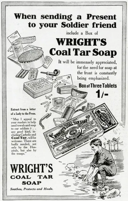 Framed Print : Advert for Wrights Coal Tar soap 1915 Framed Print : Advert for Wrights Coal Tar soap 1915
