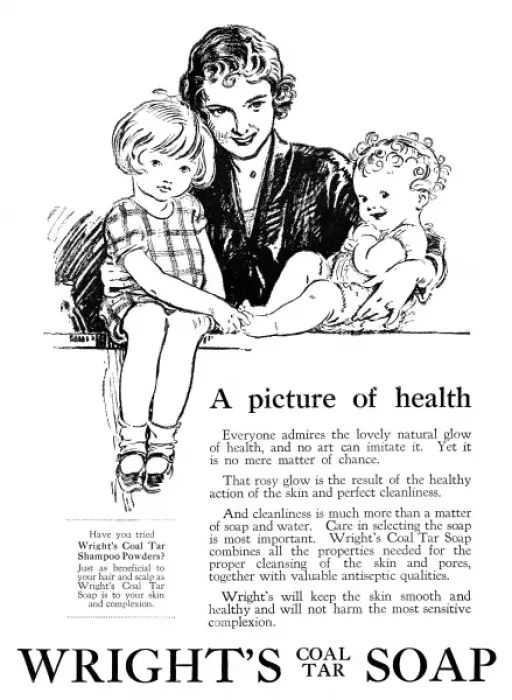 Framed Print : Advert for Wrights coal tar soap Framed Print : Advert for Wrights coal tar soap