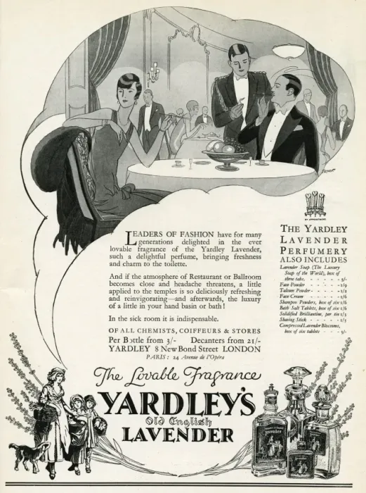 Framed Print : Advert for Yardleys Old English Lavender Framed Print : Advert for Yardleys Old English Lavender