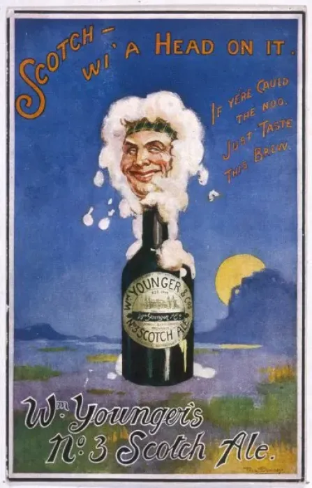 Framed Print : Advert for Youngers Ale Framed Print : Advert for Youngers Ale