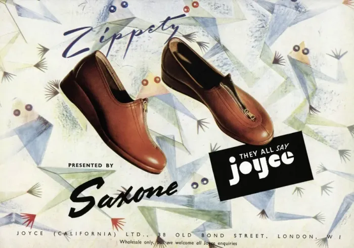 Framed Print : Advert for Zippety by Joyce California shoes 1948 Framed Print : Advert for Zippety by Joyce California shoes 1948