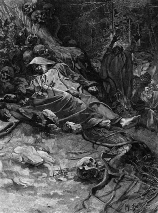 Framed Print : Adalbert Murdered Framed Print : Adalbert Murdered