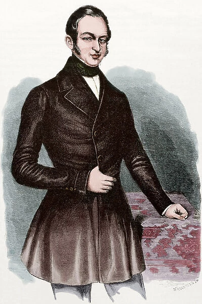 Adalbert von Ladenberg (1798-1855). Prussian political. Engr