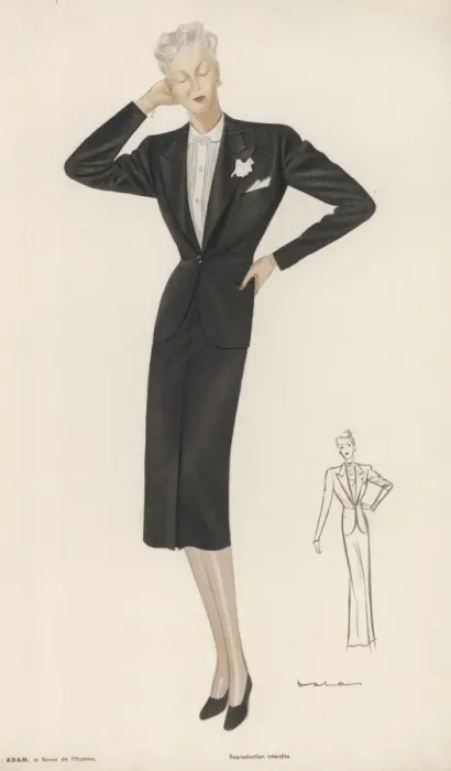 Framed Print : Adam Costume 1939 Framed Print : Adam Costume 1939