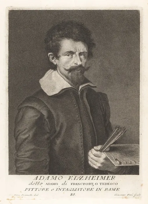 Framed Print : Adam Elsheimer, German painter and engraver, 1578-1610 Framed Print : Adam Elsheimer, German painter and engraver, 1578-1610
