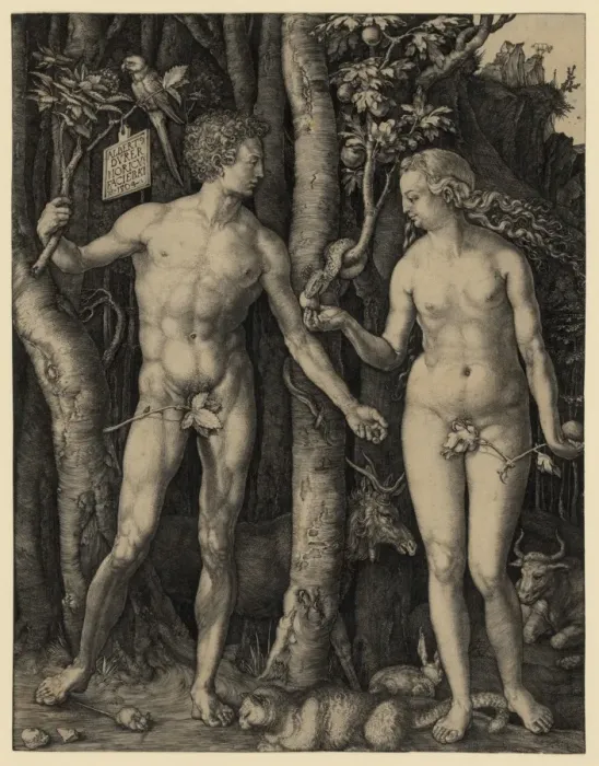 Framed Print : Adam and Eve Framed Print : Adam and Eve