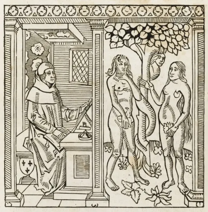 Framed Print : Adam, Eve, Chronicler Framed Print : Adam, Eve, Chronicler