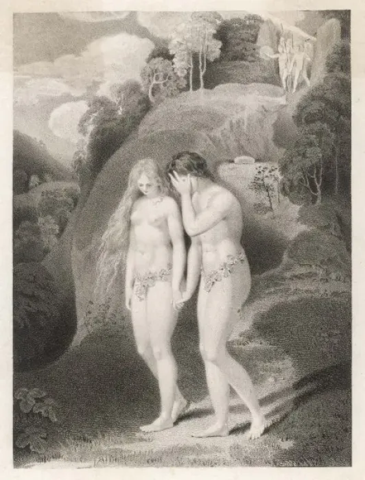 Framed Print : Adam and Eve Leave Framed Print : Adam and Eve Leave