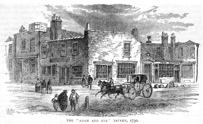 Framed Print : ADAM AND EVE TAVERN Framed Print : ADAM AND EVE TAVERN