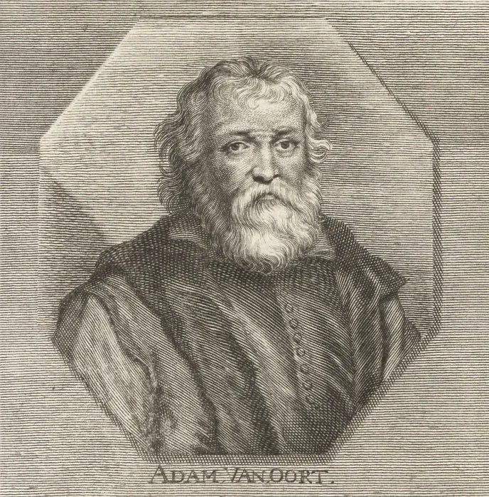 Framed Print : Adam van Noort, Flemish painter, c.1561-1641 Framed Print : Adam van Noort, Flemish painter, c.1561-1641
