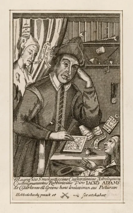 Framed Print : Adams, Astrologer Framed Print : Adams, Astrologer
