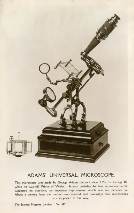 Framed Print : Adams Universal Microscope Framed Print : Adams Universal Microscope