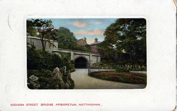Addison Street Bridge Arboretum, Nottingham, Nottinghamshire