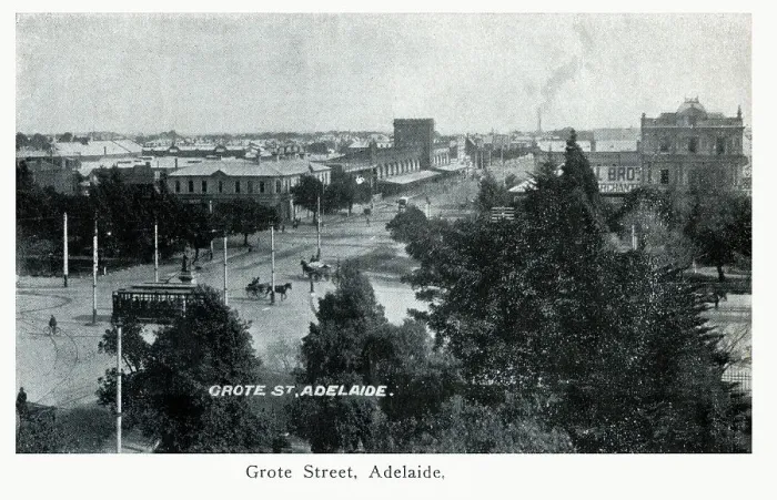 Framed Print : Adelaide, Australia - Grote Street Framed Print : Adelaide, Australia - Grote Street