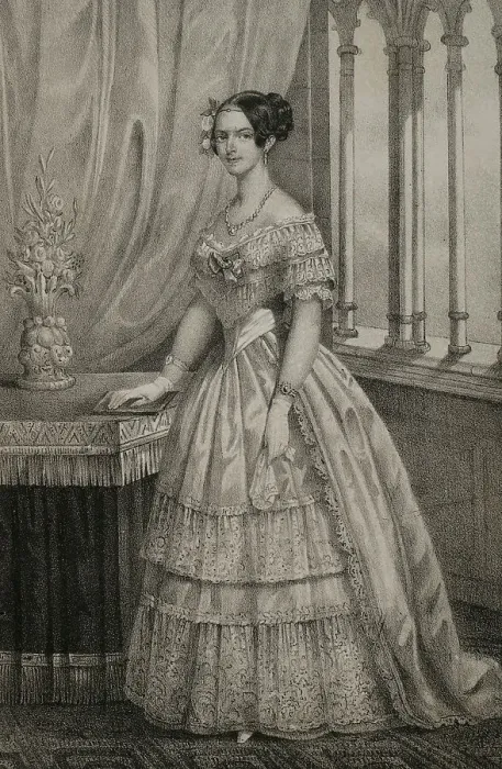 Framed Print : Adelaide of Austria (1822-1855). Queen consort Framed Print : Adelaide of Austria (1822-1855). Queen consort