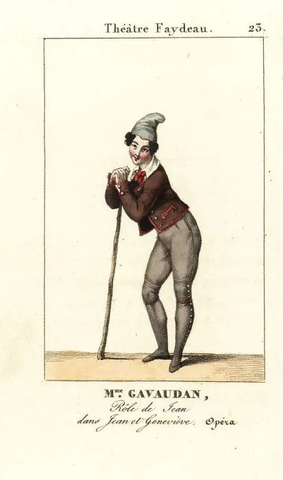 Framed Print : Adelaide Gavaudan in Jean et Genevieve, Theature Feydeau, 1801 Framed Print : Adelaide Gavaudan in Jean et Genevieve, Theature Feydeau, 1801