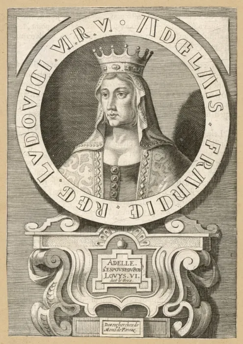 Framed Print : Adele, Q of Louis VI Framed Print : Adele, Q of Louis VI
