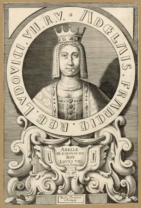 Framed Print : Adele, Q of Louis VII Framed Print : Adele, Q of Louis VII