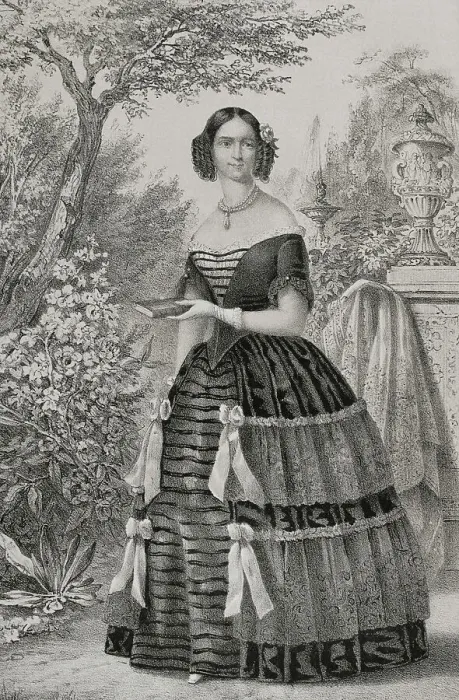 Framed Print : Adelgunde of Bavaria (1823-1914). Duchess consort Framed Print : Adelgunde of Bavaria (1823-1914). Duchess consort
