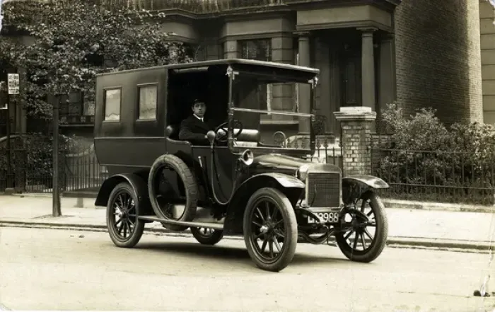 Framed Print : Adler Vintage Car / Landaulet, Britain Framed Print : Adler Vintage Car / Landaulet, Britain