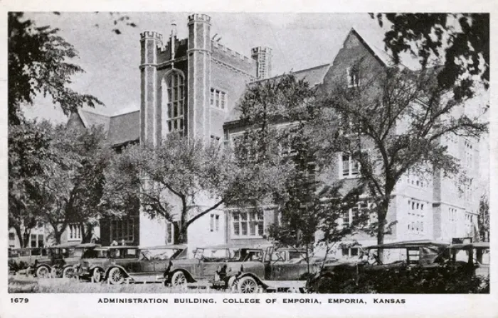Framed Print : Administration Building, College of Emporia, Kansas Framed Print : Administration Building, College of Emporia, Kansas