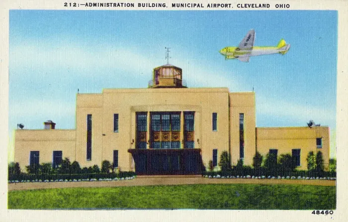 Framed Print : Administration Building, Municipal Airport, Cleveland, Ohio Framed Print : Administration Building, Municipal Airport, Cleveland, Ohio