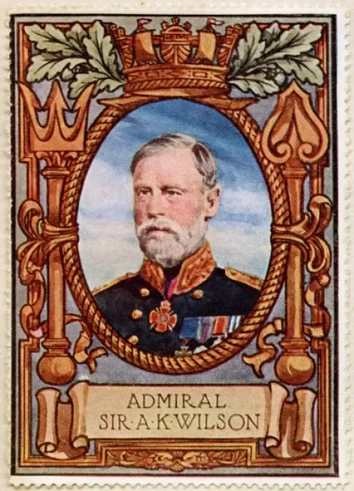 Framed Print : Admiral A. K. Wilson / Stamp Framed Print : Admiral A. K. Wilson / Stamp