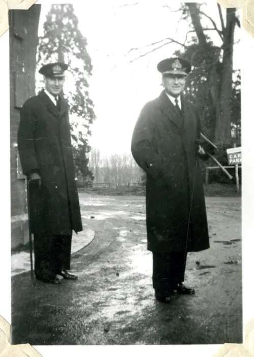 Framed Print : Admiral Ramsey, Chateau d Hennement, France, WW2 Framed Print : Admiral Ramsey, Chateau d Hennement, France, WW2