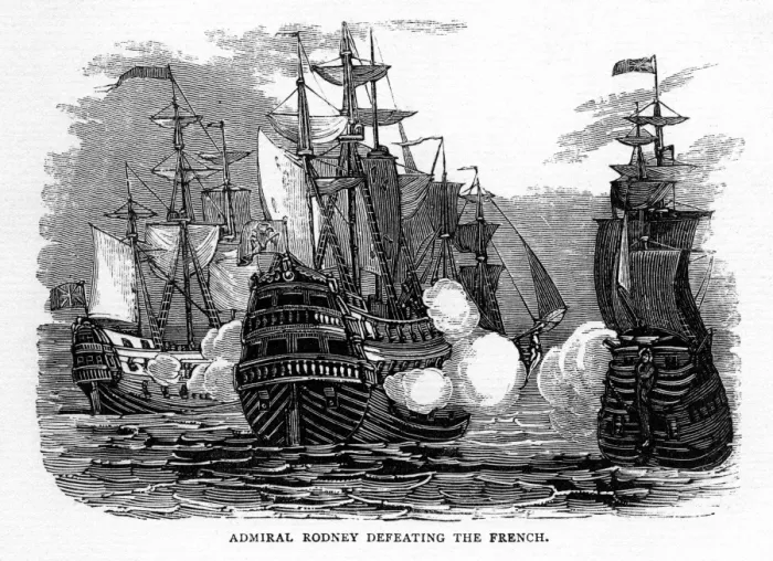 Framed Print : Admiral Rodney Framed Print : Admiral Rodney