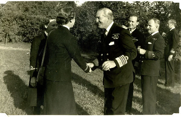 Admiral Sir Harold Burrough, Minden, Germany, WW2