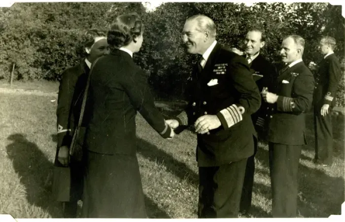 Framed Print : Admiral Sir Harold Burrough, Minden, Germany, WW2 Framed Print : Admiral Sir Harold Burrough, Minden, Germany, WW2