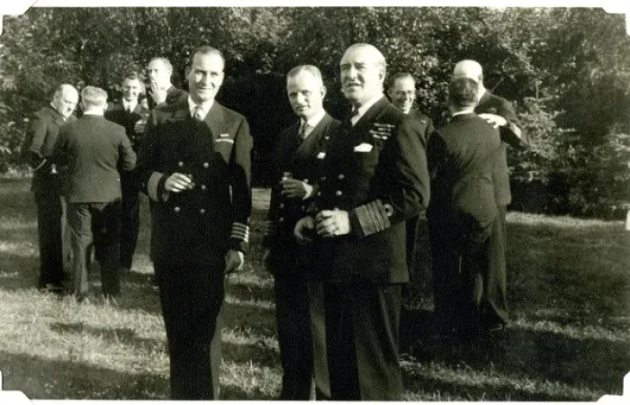 Framed Print : Admiral Sir Harold Burrough, Minden, Germany, WW2 Framed Print : Admiral Sir Harold Burrough, Minden, Germany, WW2