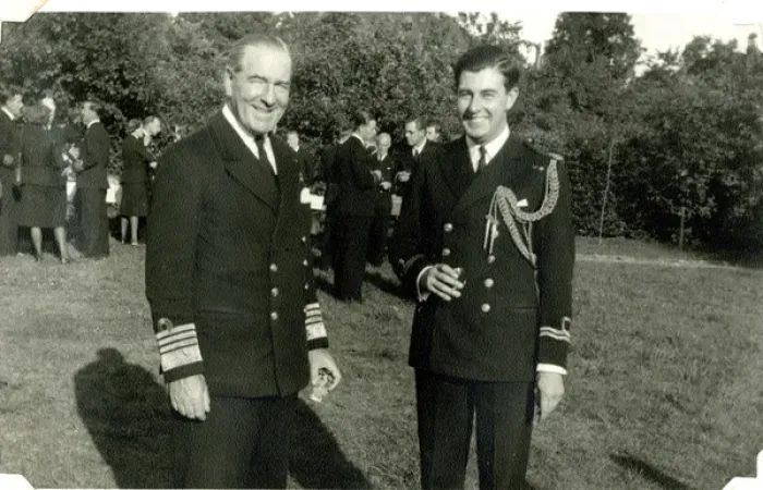 Framed Print : Admiral Sir Harold Burrough, Minden, Germany, WW2 Framed Print : Admiral Sir Harold Burrough, Minden, Germany, WW2