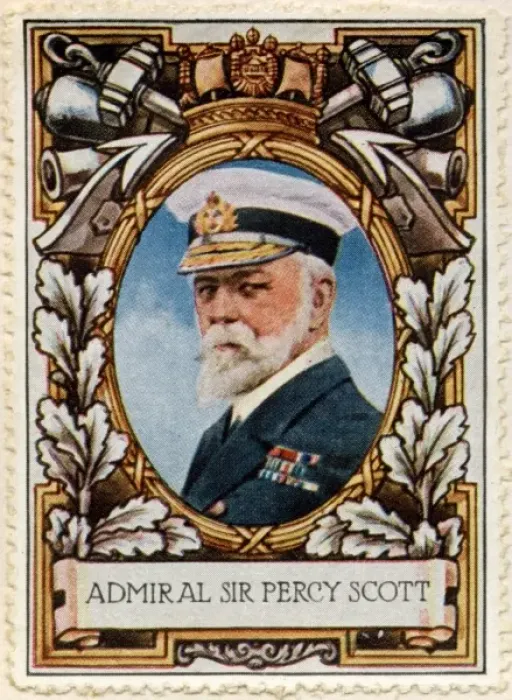 Framed Print : Admiral Sir Percy Scott / Stamp Framed Print : Admiral Sir Percy Scott / Stamp