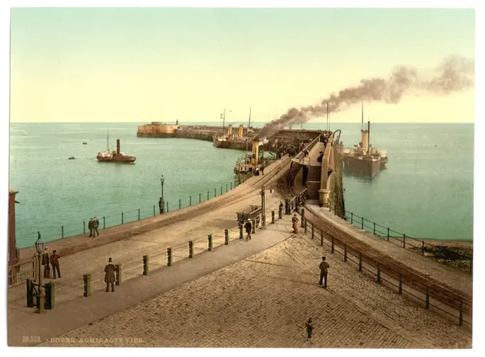 Framed Print : Admiralty Pier, Dover, England Framed Print : Admiralty Pier, Dover, England