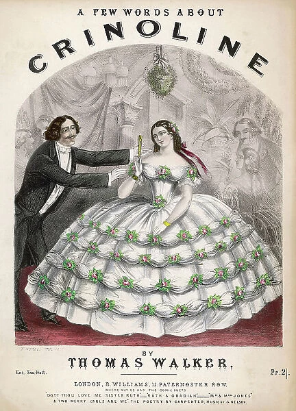 Admirers - Crinoline 1850s