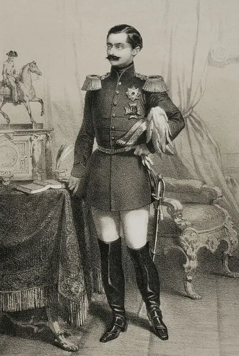 Framed Print : Adolphe (1817-1905). Duke of Nassau (1839-1866) Framed Print : Adolphe (1817-1905). Duke of Nassau (1839-1866)