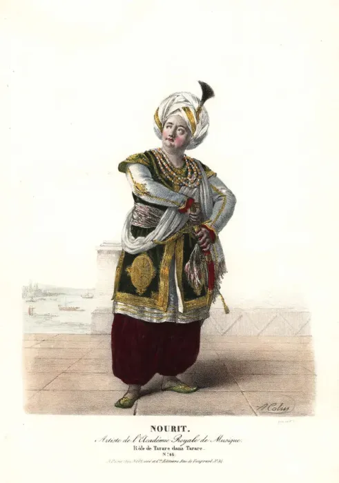 Framed Print : Adolphe Nourrit in Tarare, 1823 Framed Print : Adolphe Nourrit in Tarare, 1823