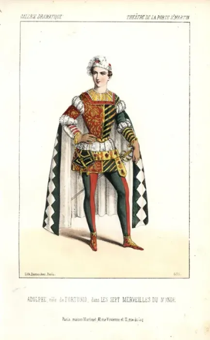 Framed Print : Adolphe Paert as Fortunio in Les Sept Merveilles Framed Print : Adolphe Paert as Fortunio in Les Sept Merveilles