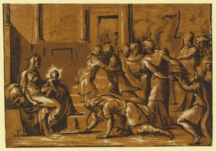 Framed Print : The adoration of the Magi Framed Print : The adoration of the Magi