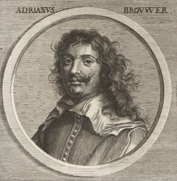 Framed Print : Adriaen Brouwer, Flemish genre painter, c.1605-1638 Framed Print : Adriaen Brouwer, Flemish genre painter, c.1605-1638