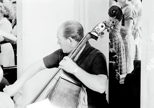 Adrian Beers playing Double Bass