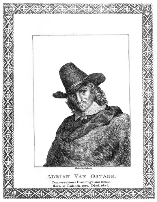 Framed Print : Adrian Van Ostade Framed Print : Adrian Van Ostade