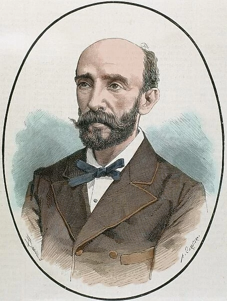 Adriansens Joaquin (? -1880). Mayor of Spanish Hacienda. Eng