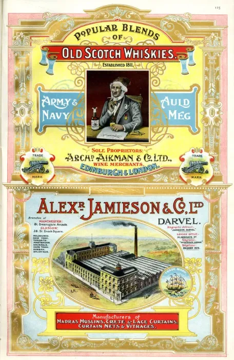 Framed Print : Adverts, Archibald Aikman & Co, Alexander Jamieson & Co Framed Print : Adverts, Archibald Aikman & Co, Alexander Jamieson & Co