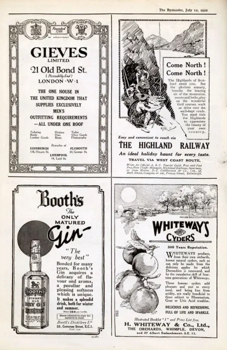 Framed Print : Adverts including for the Highland Railway Framed Print : Adverts including for the Highland Railway