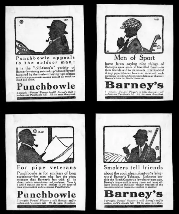 Framed Print : Advertisements for John Sinclairs tobacco by H. L. Oakley Framed Print : Advertisements for John Sinclairs tobacco by H. L. Oakley